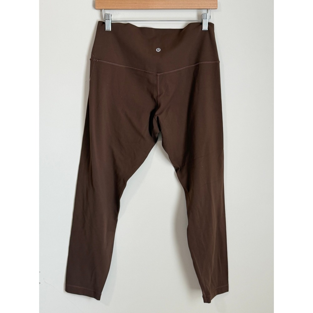 Lululemon Align High-Rise Pant Women Size 12 Java Brown Nulu 25" Leggings - Picture 7 of 8